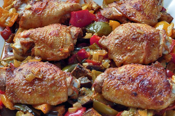 Chicken With Roast Vegetables