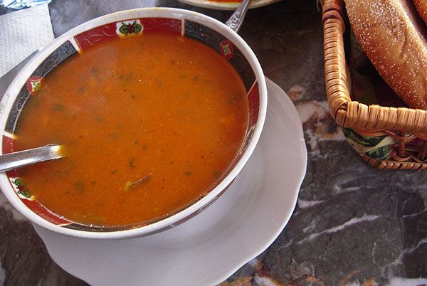 Vegetable soup (Shorba)